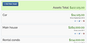 Asset Manager - asset list